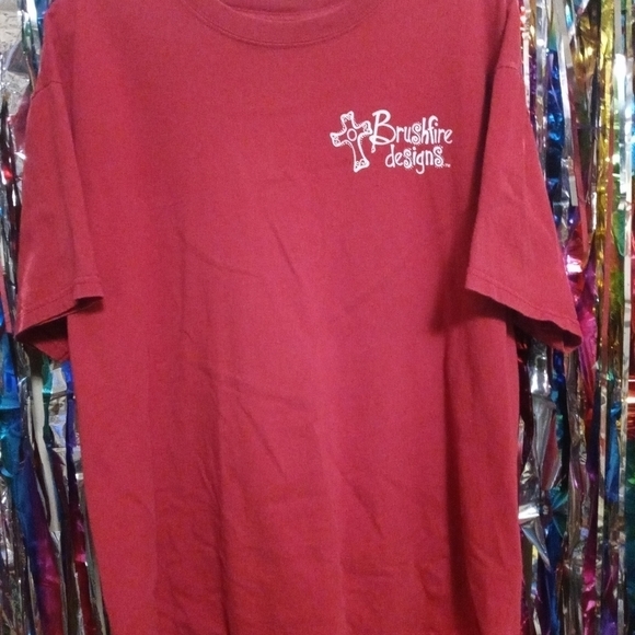🎉Brushfire Designs Red Cross Timothy 9:5 Tee - Picture 4 of 6